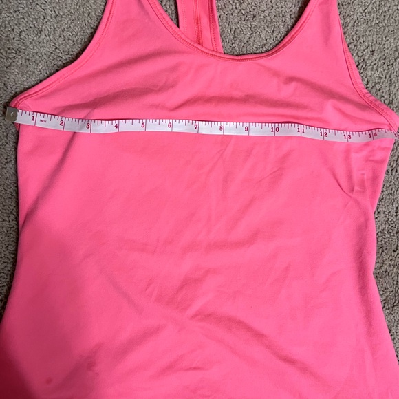 Neon pink women’s Nike dri fit work out tank top - Picture 6 of 7